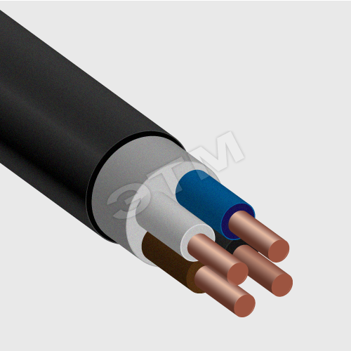 Кабель силовой ВВГнг-LS 4х10-0.660 однопроволочный