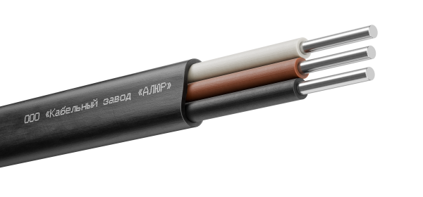 Кабель силовой АППГ-П нг(А)-HF 3х6.0ок -0.66 однопроволочный черный (барабан)