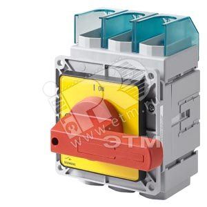 Выключатель главный контрольный 3п черный