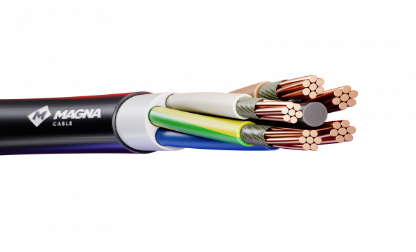 Кабель силовой ВВГнг(А)-FRLSLTx 5х50мк (N, PE)-0,66 ТРТС