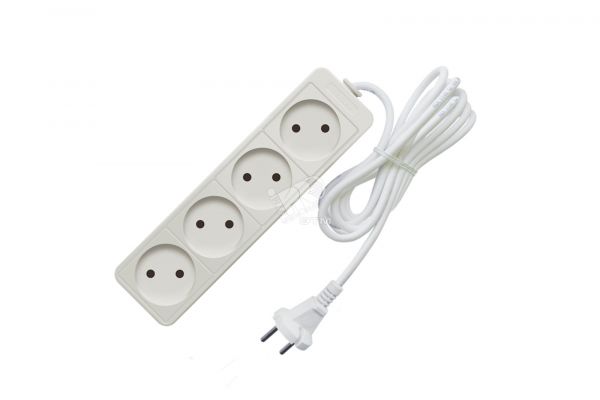 Удлинитель бытовой Союз 2200 Вт 4 гнезда ПВС 10м