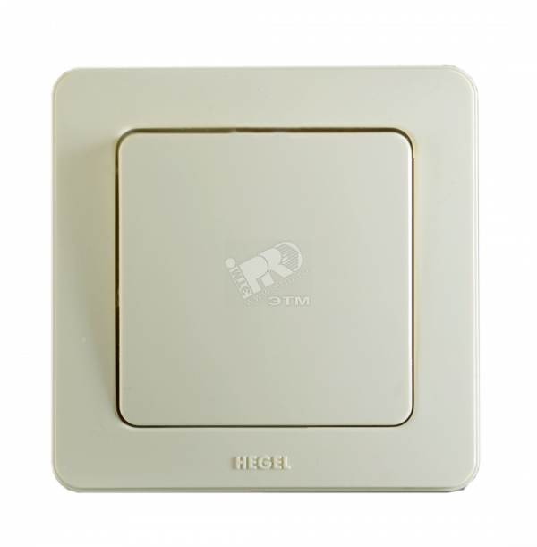 Выключатель одноклавишный скрытый слоновая кость 10А