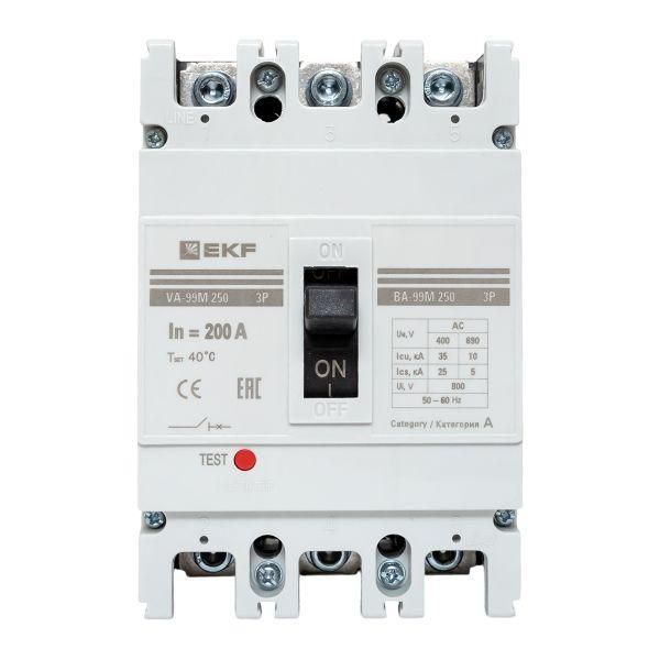 Выключатель автоматический трехполюсный ВА-99М/250 200А 35кА РЭ2000А
