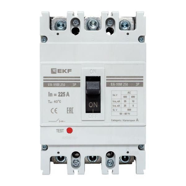 Выключатель автоматический ВА-225А 35кА ВА-99m/250 3 полюса