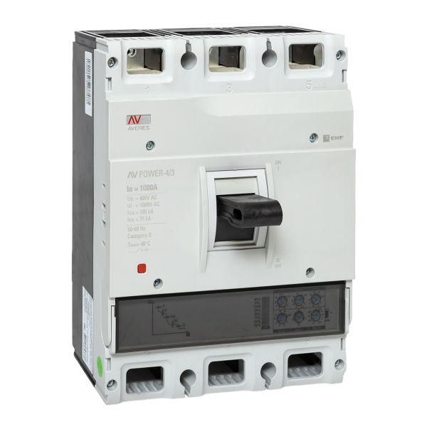 Выключатель автоматический AV POWER-4/3 1000А 100kA ETU2.0 AVERES