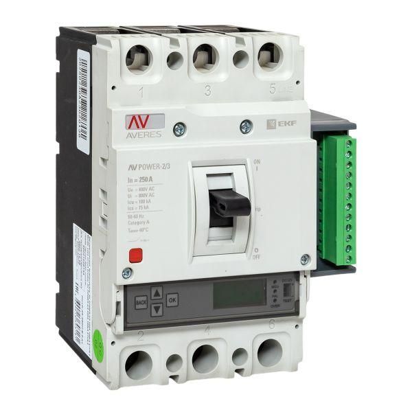 Выключатель автоматический AV POWER-2/3 250А 100kA ETU6.2 AVERES