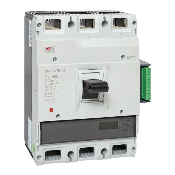 Выключатель автоматический AV POWER-4/3 1000А 100kA ETU6.2 AVERES