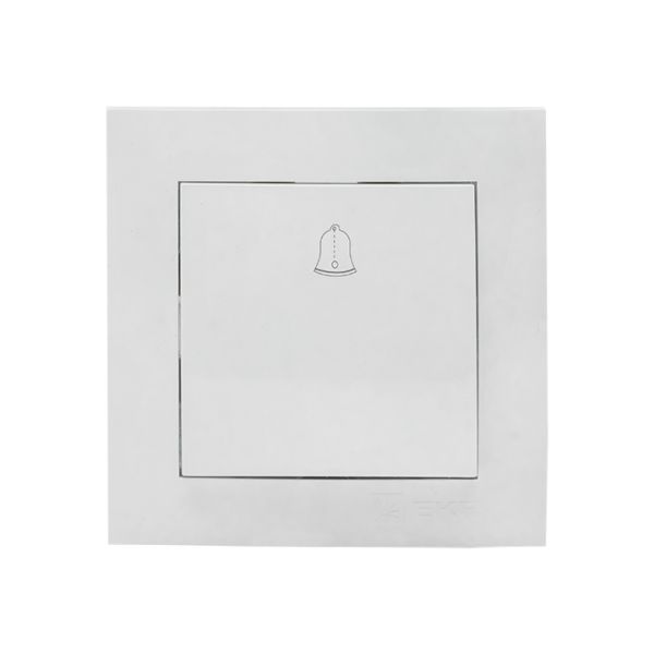 Валенсия кнопка звонка 10А белая