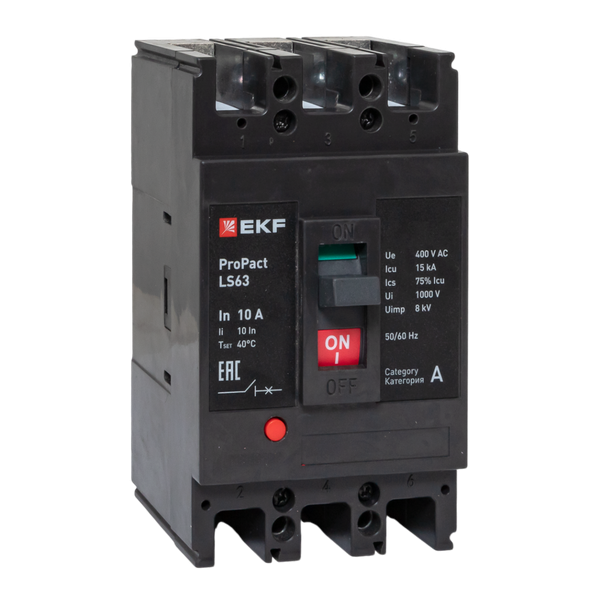 LS63 15кА 3P 10А ProPact EKF