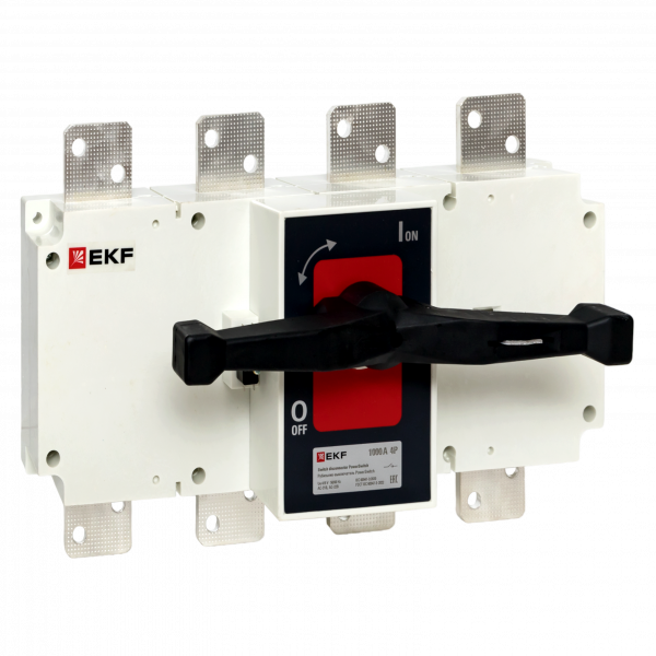 Рубильник-выключатель 1000A 4P c рукояткой управления для прямой установки PowerSwitch