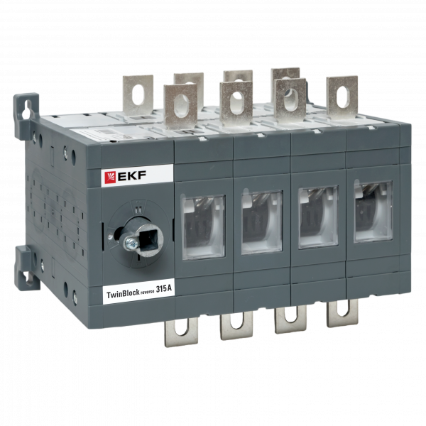 Рубильник 315A 4P реверсивный без рукоятки управления TwinBlock