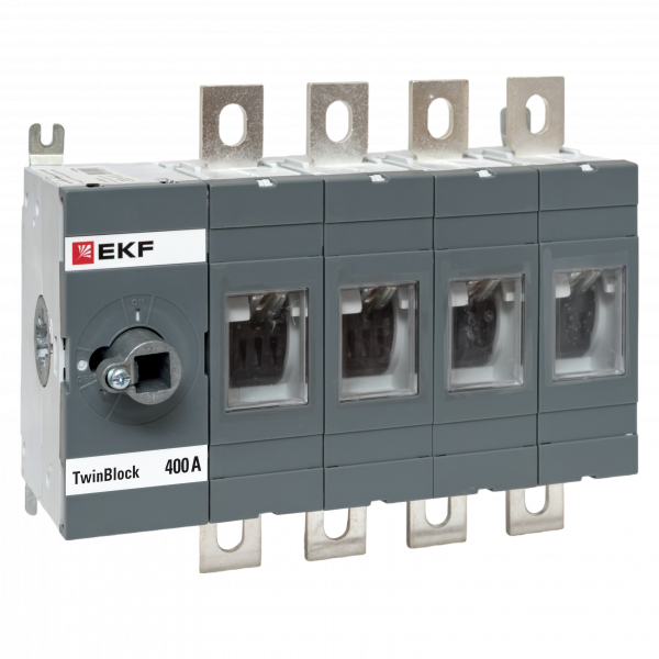 Рубильник 400A 4P без рукоятки управления TwinBlock