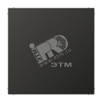 Крышка без отверстий для произвольных вырезов (с несущей платой)  Серия LS990  Материал- металл  Цвет- антрацит