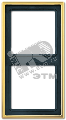 Рамка 2 поста золото