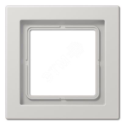 Рамка 1-я для горизонтальной/вертикальной установки  Серия- LS-Design  Материал- дуропласт  Цвет- светло-серый