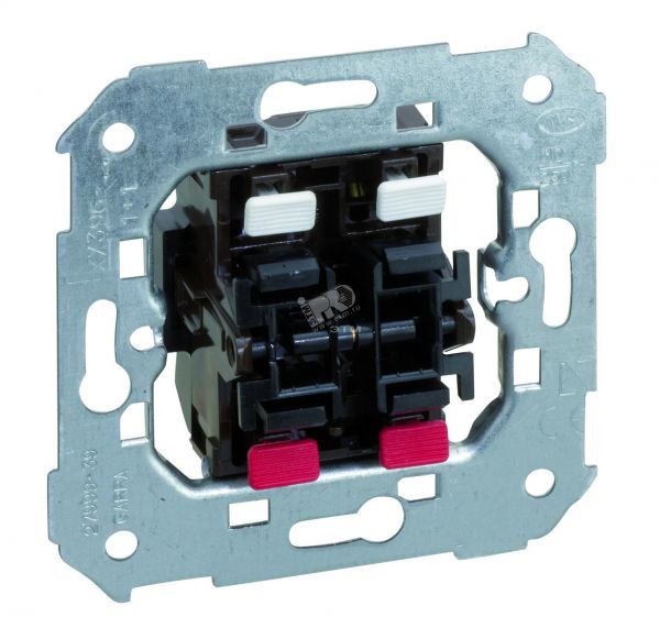 Кнопка двойная нормально разомкнутая, 10А 250В, S82,82N, 88, механизм