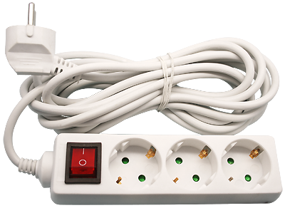 Удлинитель 71 514 NPE-S1-03-500-ESC-3x0.75 кит 10А ПВС 3х0.75