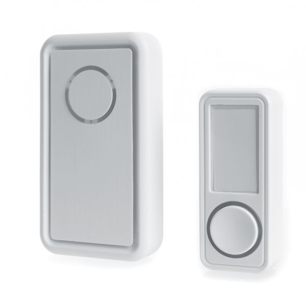 Звонок электрический дверной, (18 мелодий), белый,