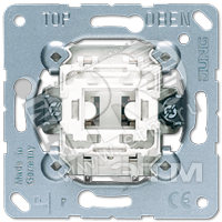 Кнопка без фиксации 1-клавишная. (1-полюсная). С НО контактом. Механизм. 10A 250V