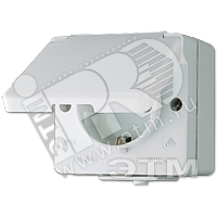 Розетка штепсельная SCHUKO накладная 16A 250V IP44