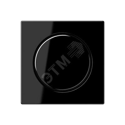 Накладка роторного диммера  Серия A500  Материал- термопласт  Цвет- черный