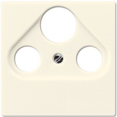 Накладка для телевизионной розетки (SAT-TV-FM)  Серия A500  Материал- дуропласт  Цвет- слоновая кость