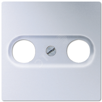 Накладка для телевизионной розетки (TV-FM)  Серия A500  Материал- дуропласт  Цвет- алюминий