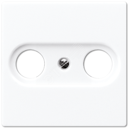 Накладка для телевизионной розетки (TV-FM)  Серия A500  Материал- дуропласт  Цвет- белый