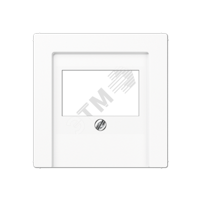 Накладка для USB розетки (ТАЕ гнезда)  Серия A500  Материал- термопласт  Цвет- белый