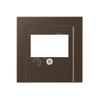 Накладка для USB розетки (ТАЕ гнезда)  Серия A500  Материал- дуропласт  Цвет- мокко