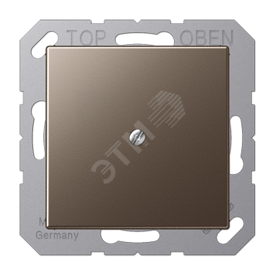 Кабельный вывод с разгрузкой натяжения (с несущей платой)  Серия A500  Материал- дуропласт  Цвет- мокко