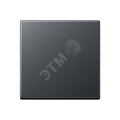 Клавиша 1-я для выключателей и кнопок  без подсветки. Серия A500  Материал- дуропласт  Цвет- матовый антрацит