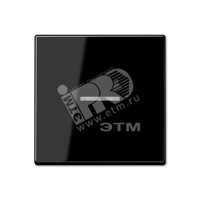 Клавиша 1-я для выключателей и кнопок  с окошком для подсветки. Серия A500  Материал- дуропласт  Цвет- черный