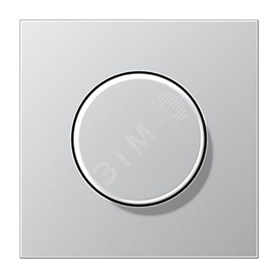Накладка роторного диммера  Серия LS990  Материал- металл  Цвет- алюминий