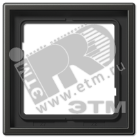 Рамка 1-я для горизонтальной/вертикальной установки  Серия- LS990  Материал- металл  Цвет- антрацит