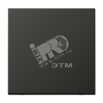 Клавиша 1-я для выключателей и кнопок  без подсветки. Серия LS990  Материал- металл  Цвет- антрацит