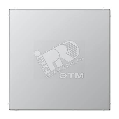 Крышка без отверстий для произвольных вырезов (с несущей платой)  Серия LS990  Материал- металл  Цвет- алюминий