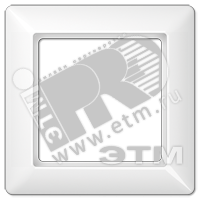 Рамка 1-я для горизонтальной/вертикальной установки  Серия- AS550  Материал- дуропласт  Цвет- белый