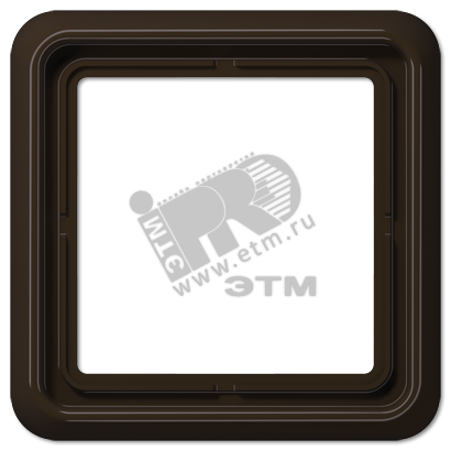 Рамка 1 пост универсальная коричневая