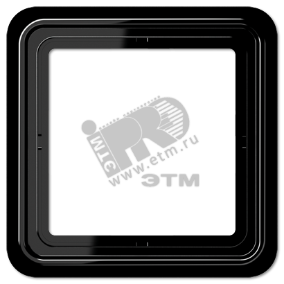 Рамка 1 пост универсальная черная