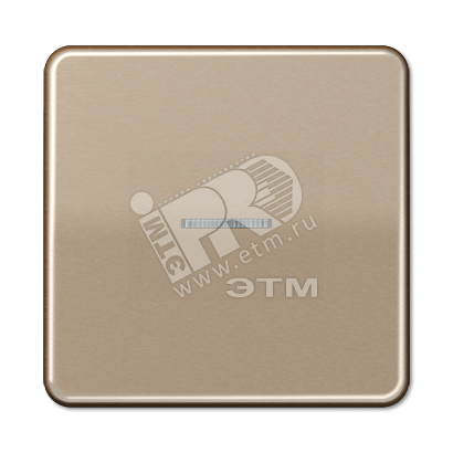 Клавиша с окошком для выключателя и кнопки с подсветкой  золотая бронза