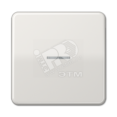 Клавиша с окошком и символом  освещение  для выключателей с подсветкой   золотой блеск