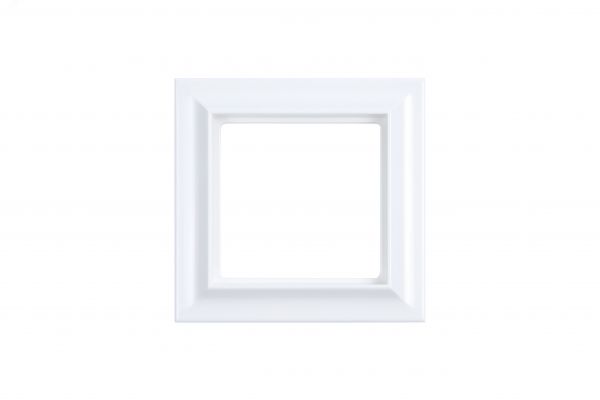 Рамка 1-пост, Eco Profi Standart, термопласт, белый