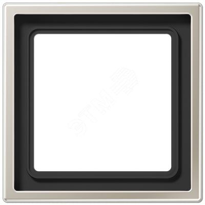 Рамка 1-я для горизонтальной/вертикальной установки  Серия- LS990  Материал- металл  Цвет- благородная сталь