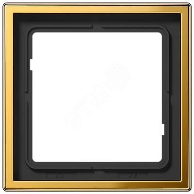 Рамка 1-я для горизонтальной/вертикальной установки  Серия- LS990  Материал- металл  Цвет- золото