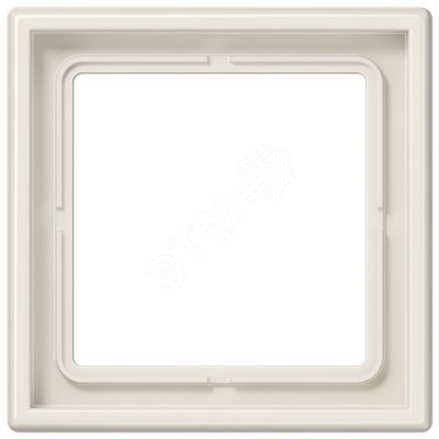 Рамка 1-я для горизонтальной/вертикальной установки  Серия- LS990  Материал- дуропласт  Цвет- слоновая кость