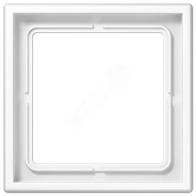 Рамка 1-я для горизонтальной/вертикальной установки  Серия- LS990  Материал- дуропласт  Цвет- белый