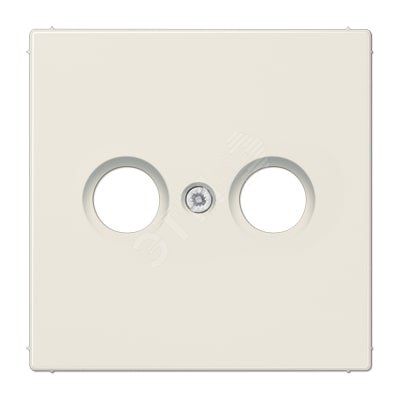 Накладка для телевизионной розетки (TV-FM)  Серия LS990  Материал- термопласт  Цвет- слоновая кость