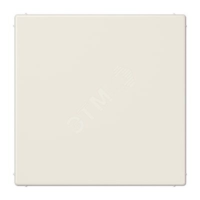 Крышка без отверстий для произвольных вырезов (с несущей платой)  Серия LS990  Материал- термопласт  Цвет- слоновая кость