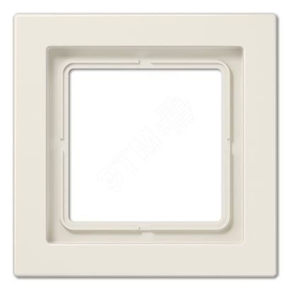 Рамка 1-я для горизонтальной/вертикальной установки  Серия- LS-Design  Материал- дуропласт  Цвет- слоновая кость